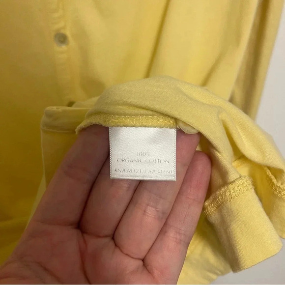 Eileen Fisher Organic Cotton Button Front Long-Sleeve Cardigan - Classic Preppy - Picture 3 of 4